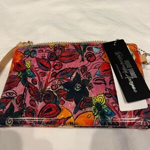 NWT Colorful Consuela Floral Women's pouch